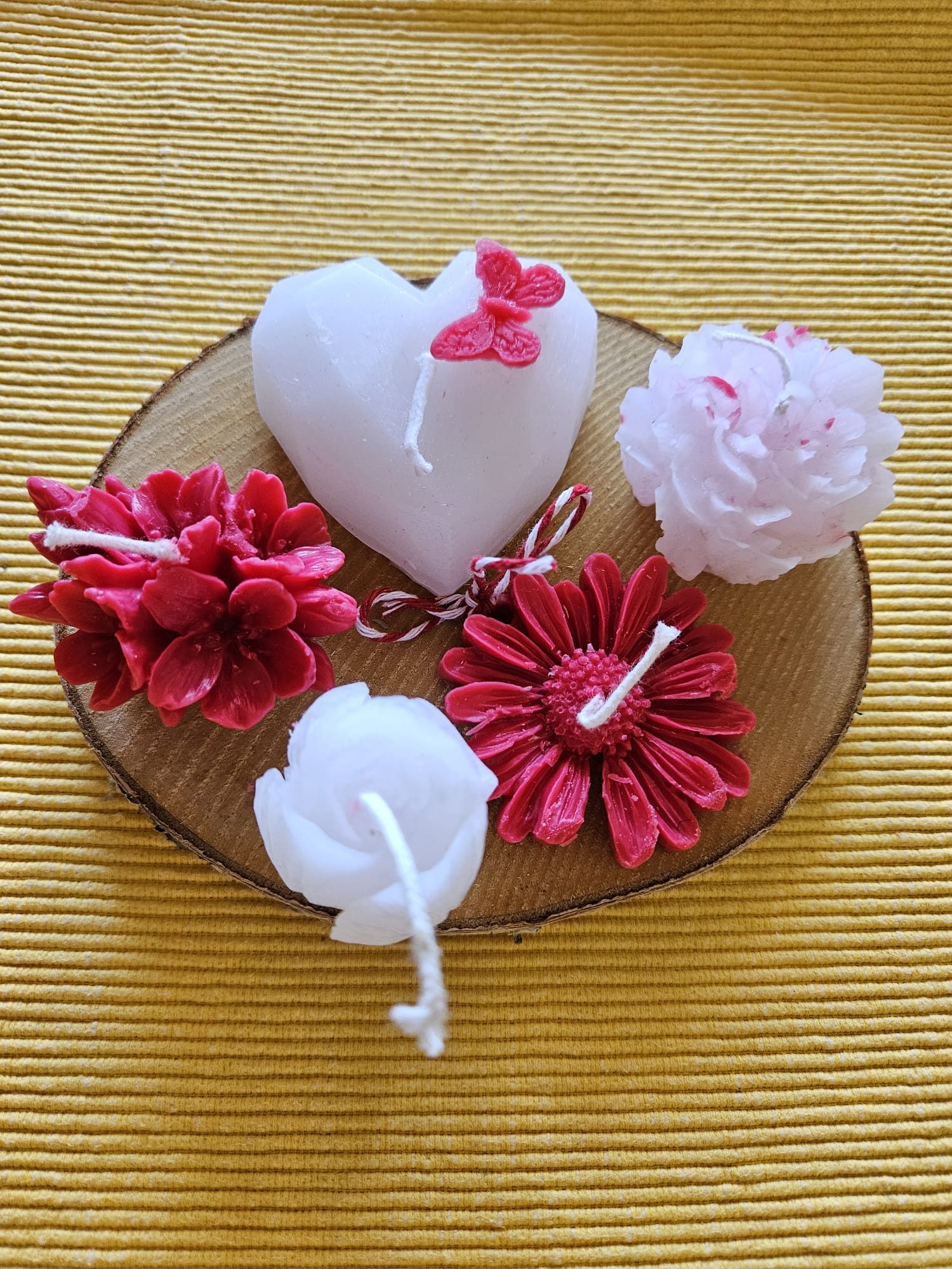 Dekorative Duftkerzen