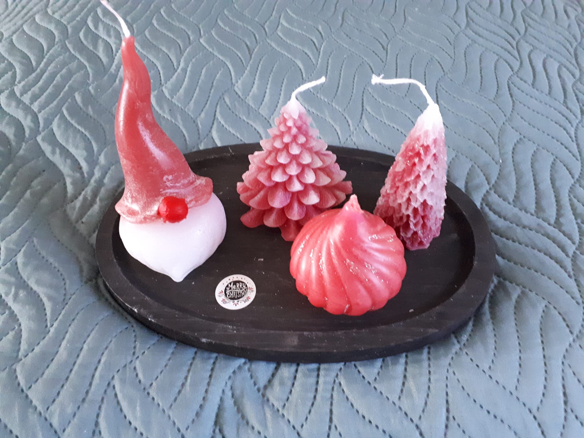  Set 4 Weihnachtliche kerzen