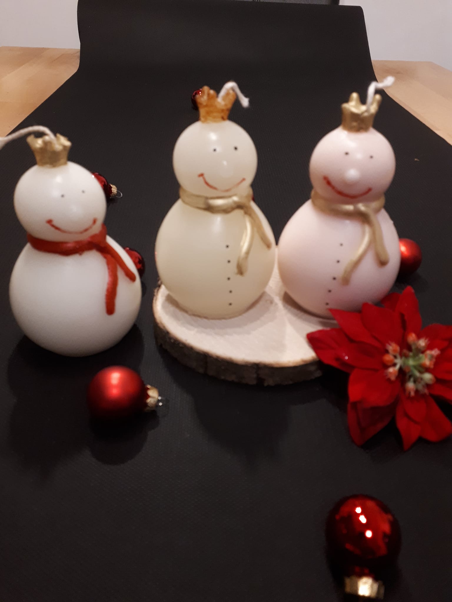 Schneemann Dekofigur