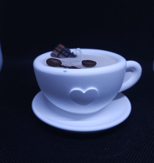 Kaffeetassen-Kerze