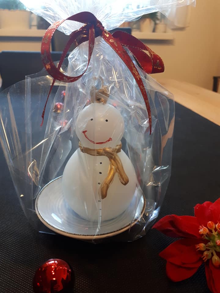 Schneemann Dekofigur