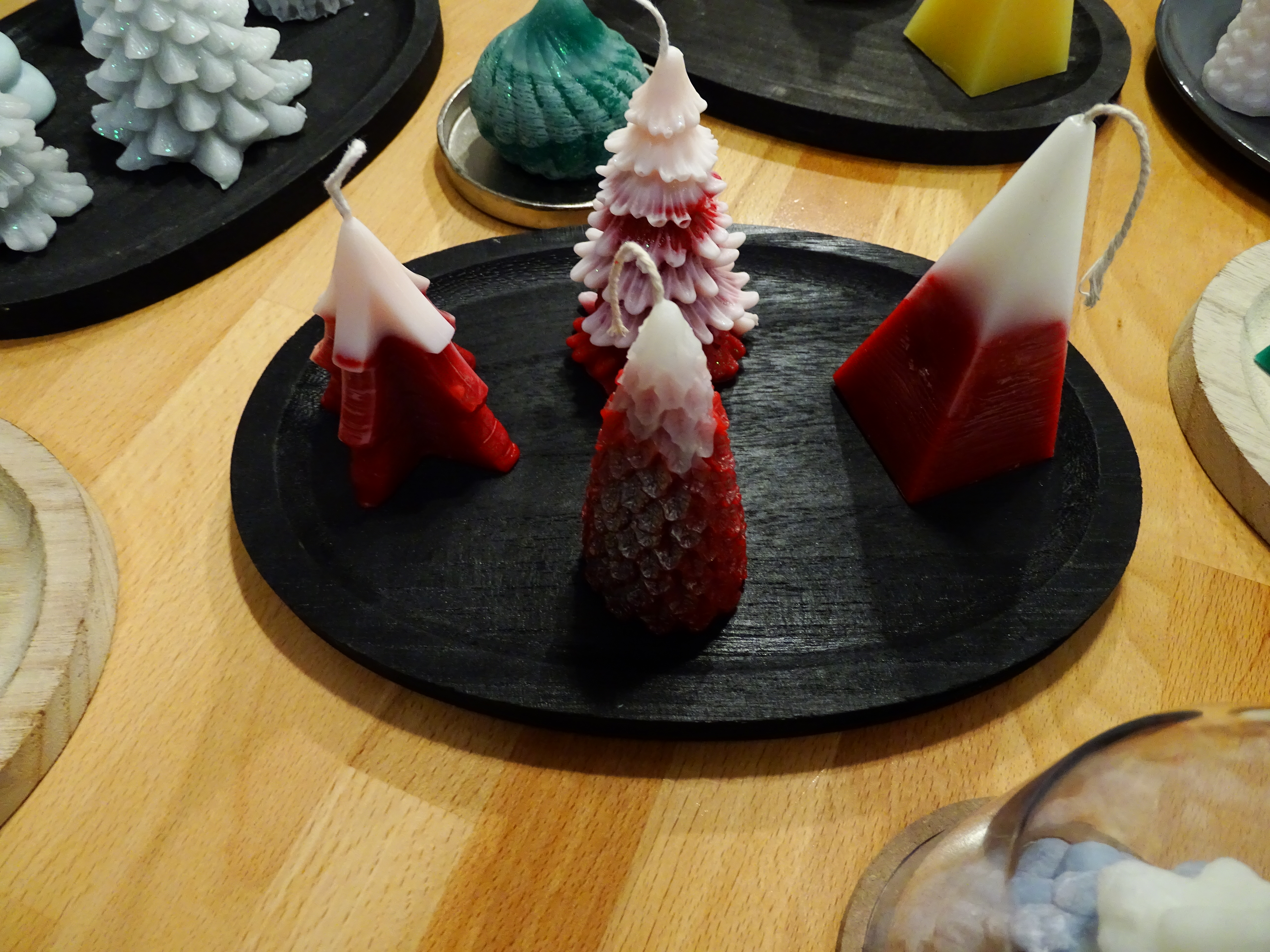  Set 4 Weihnachtliche kerzen