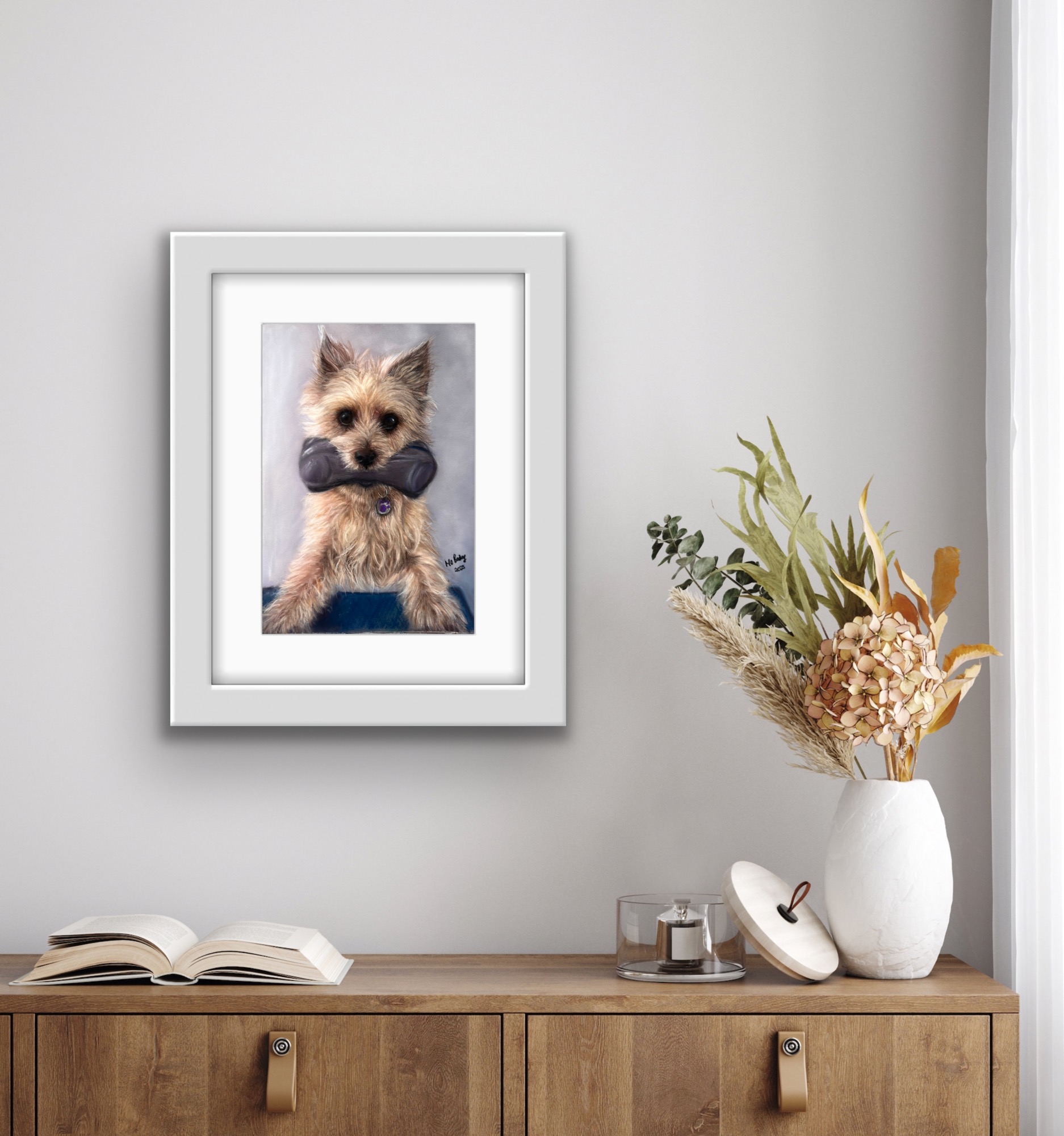 Did Someone Say Play? A4 Hand Signed Limited Edition Print