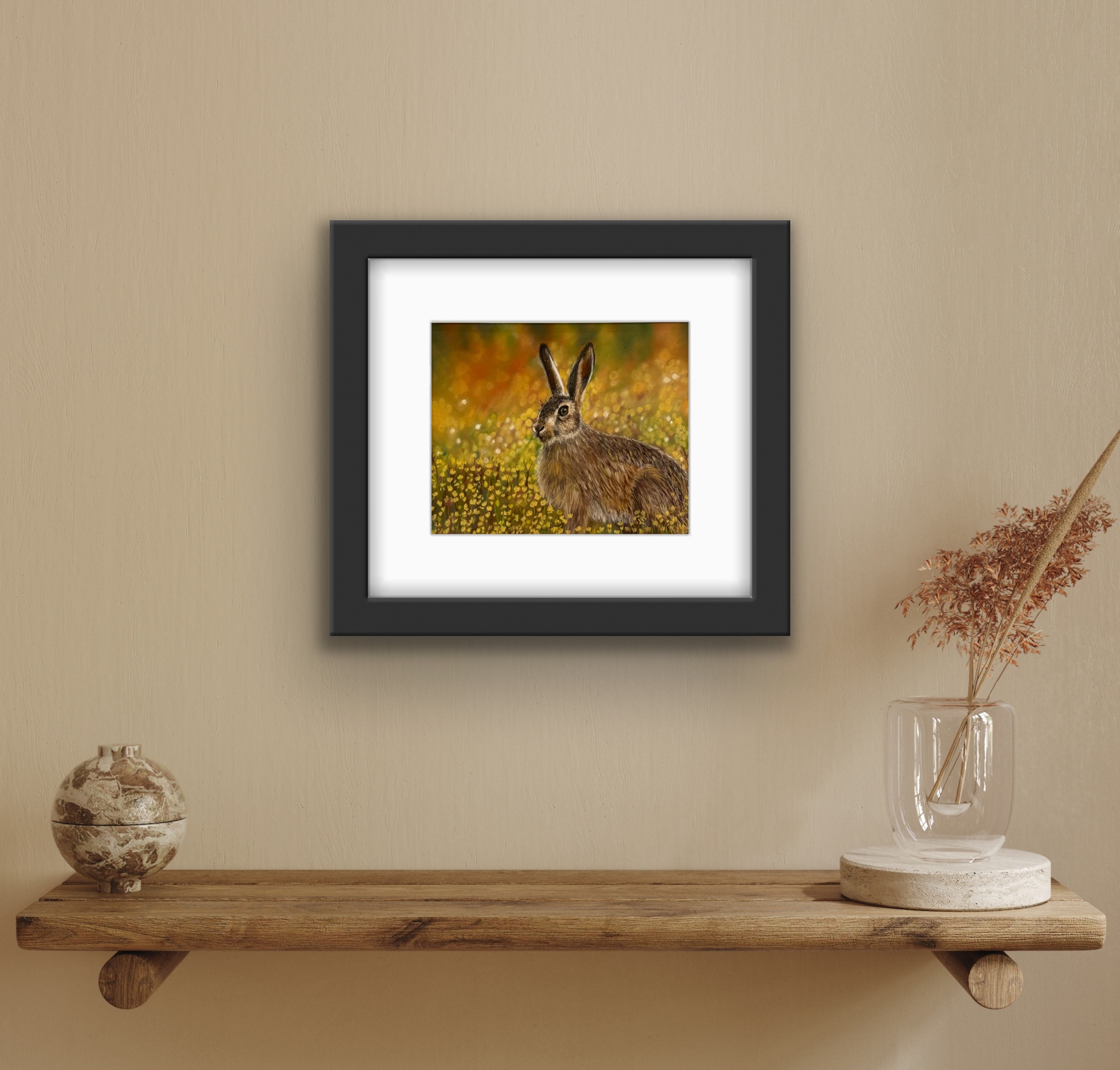 Hare & Bloom 8 x 8 Inch Signed Limited Edition Print