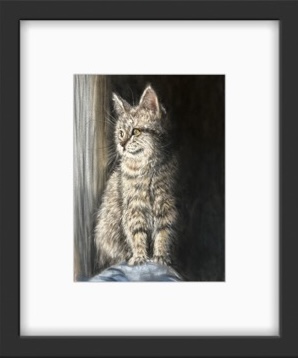 Quiet Paws A4 Hand - Signed Limited Edition Print