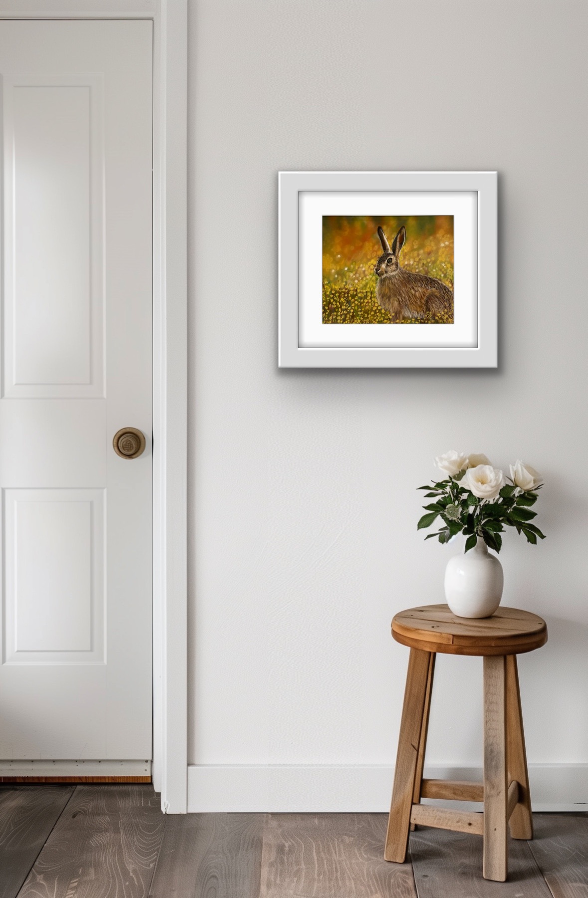 Hare & Bloom 8 x 8 Inch Signed Limited Edition Print