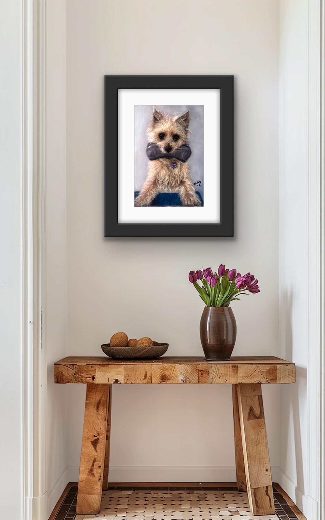 Did Someone Say Play? A4 Hand Signed Limited Edition Print