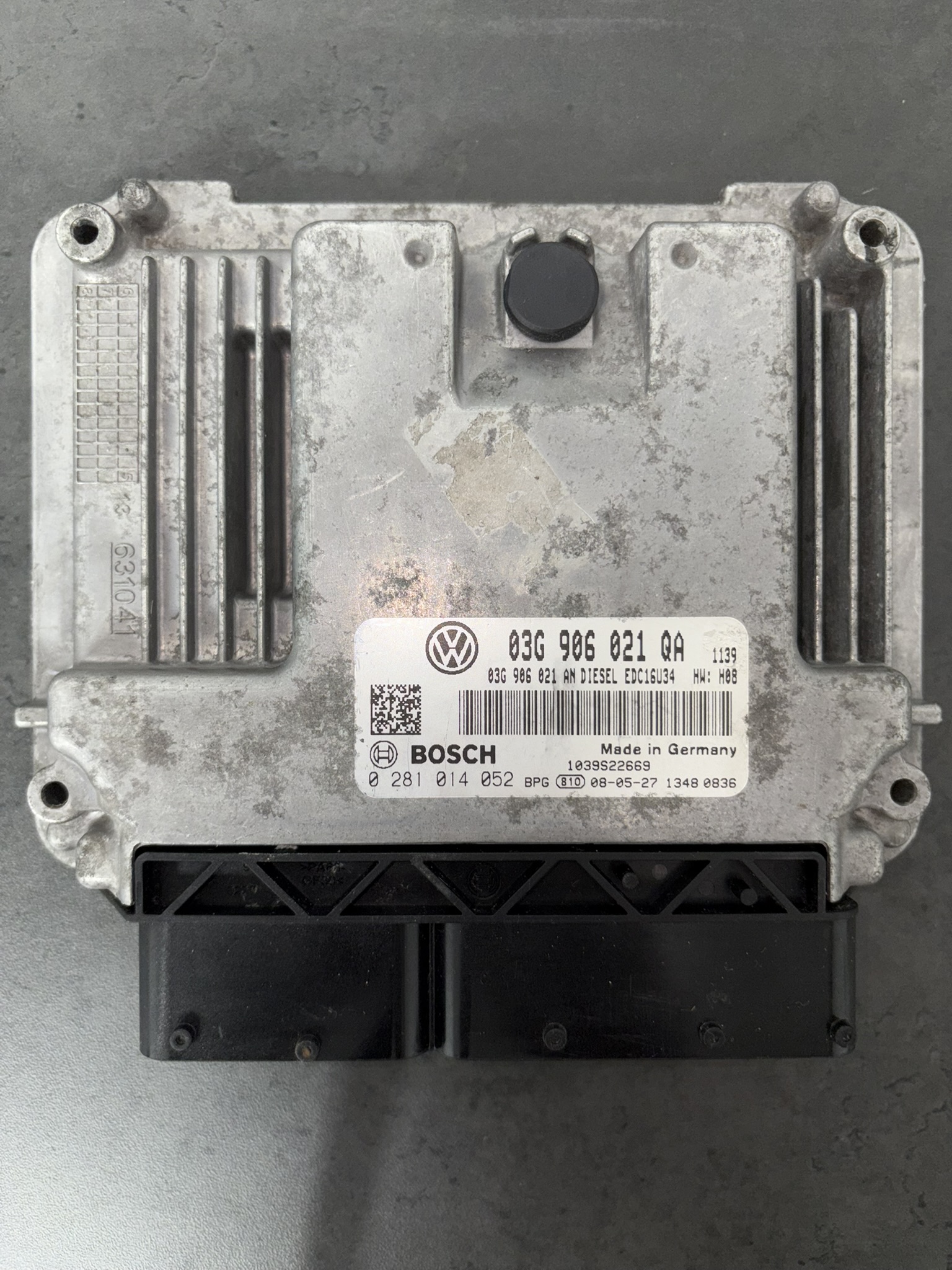 ECU 03G906021QA 0281014052 EDC16U34 IMMO OFF
