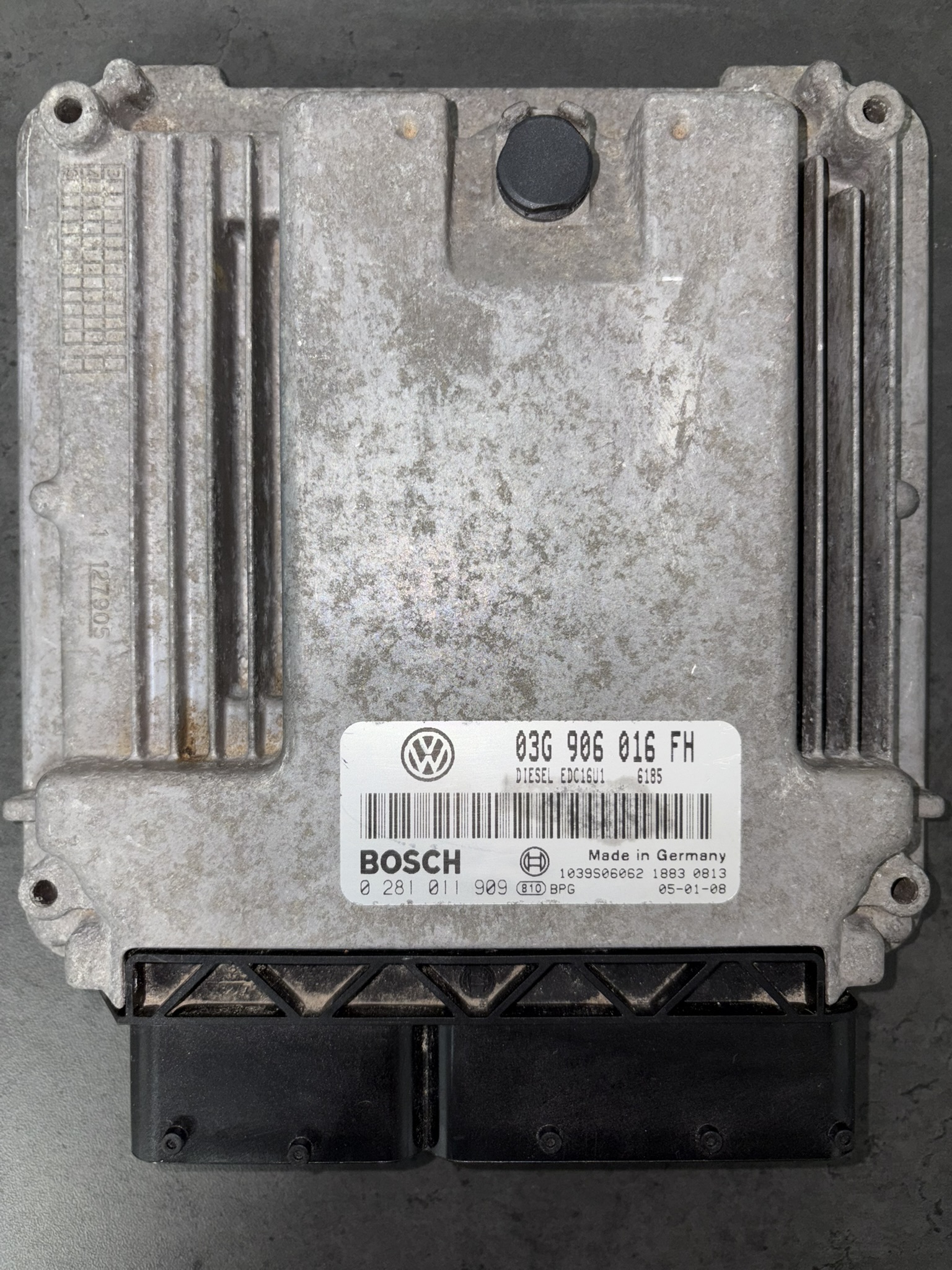 ECU 03G906016FH 0281011909 EDC16U1 IMMO OFF