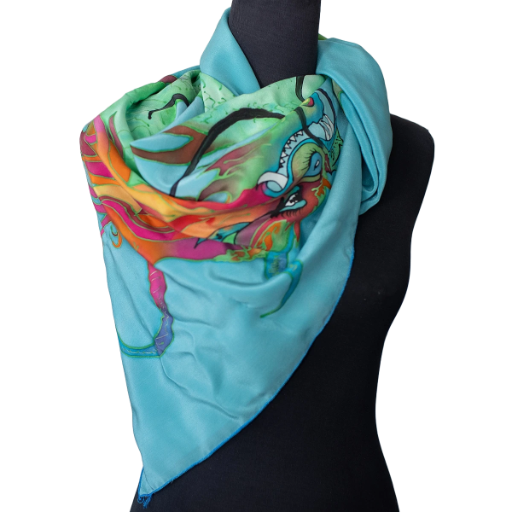 serpiente verde estilo chino 