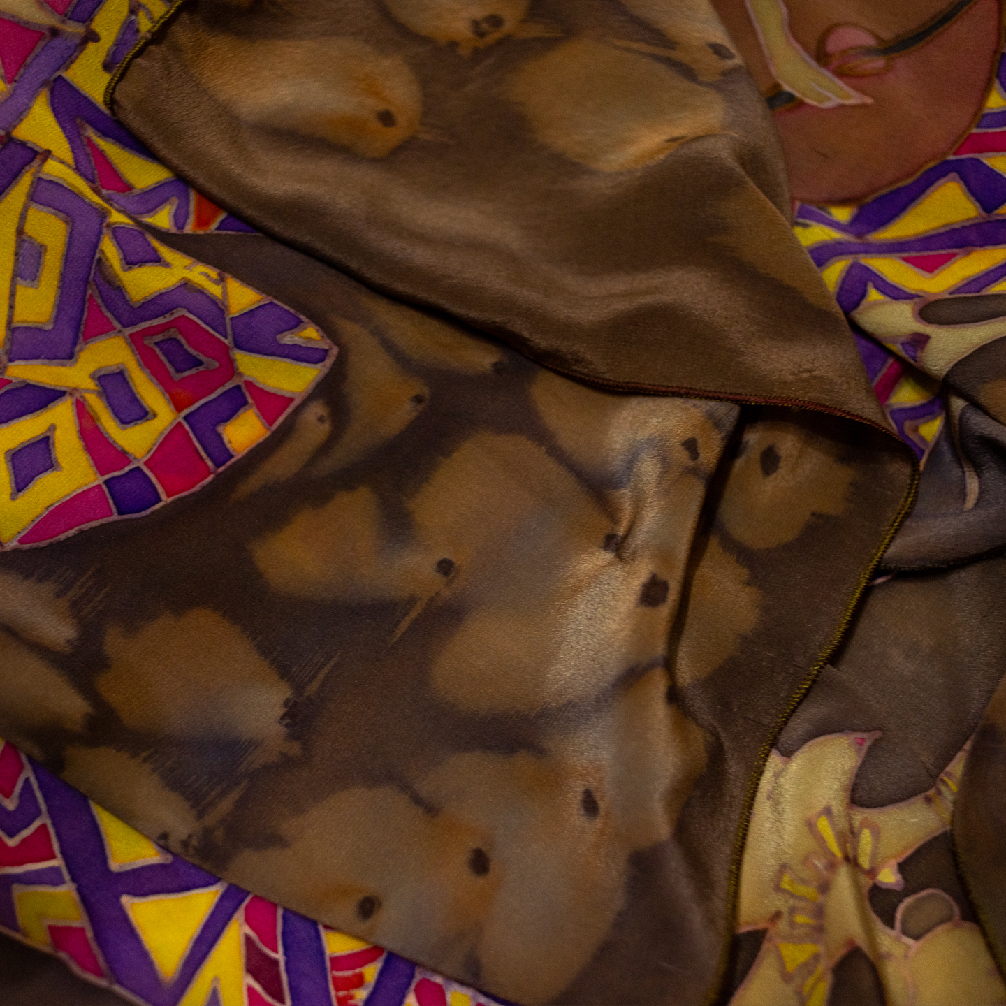  africa. bufanda crepe 50x 163. Handcrafted Batik Wall Hanging 