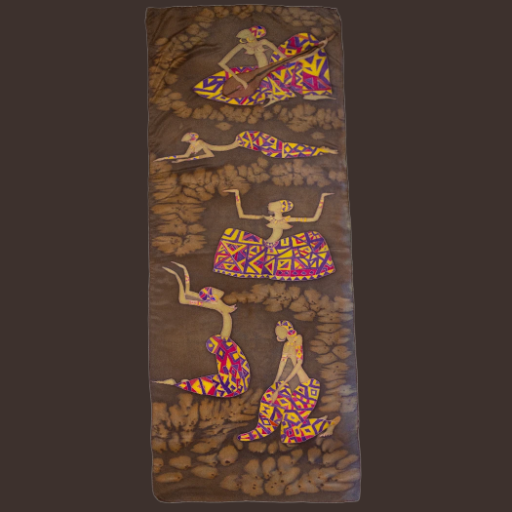  africa. bufanda crepe 50x 163. Handcrafted Batik Wall Hanging 