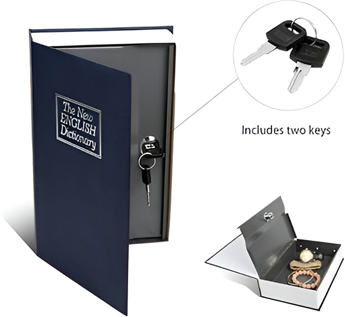 CAJA FUERTE CON FORMA DE LIBRO