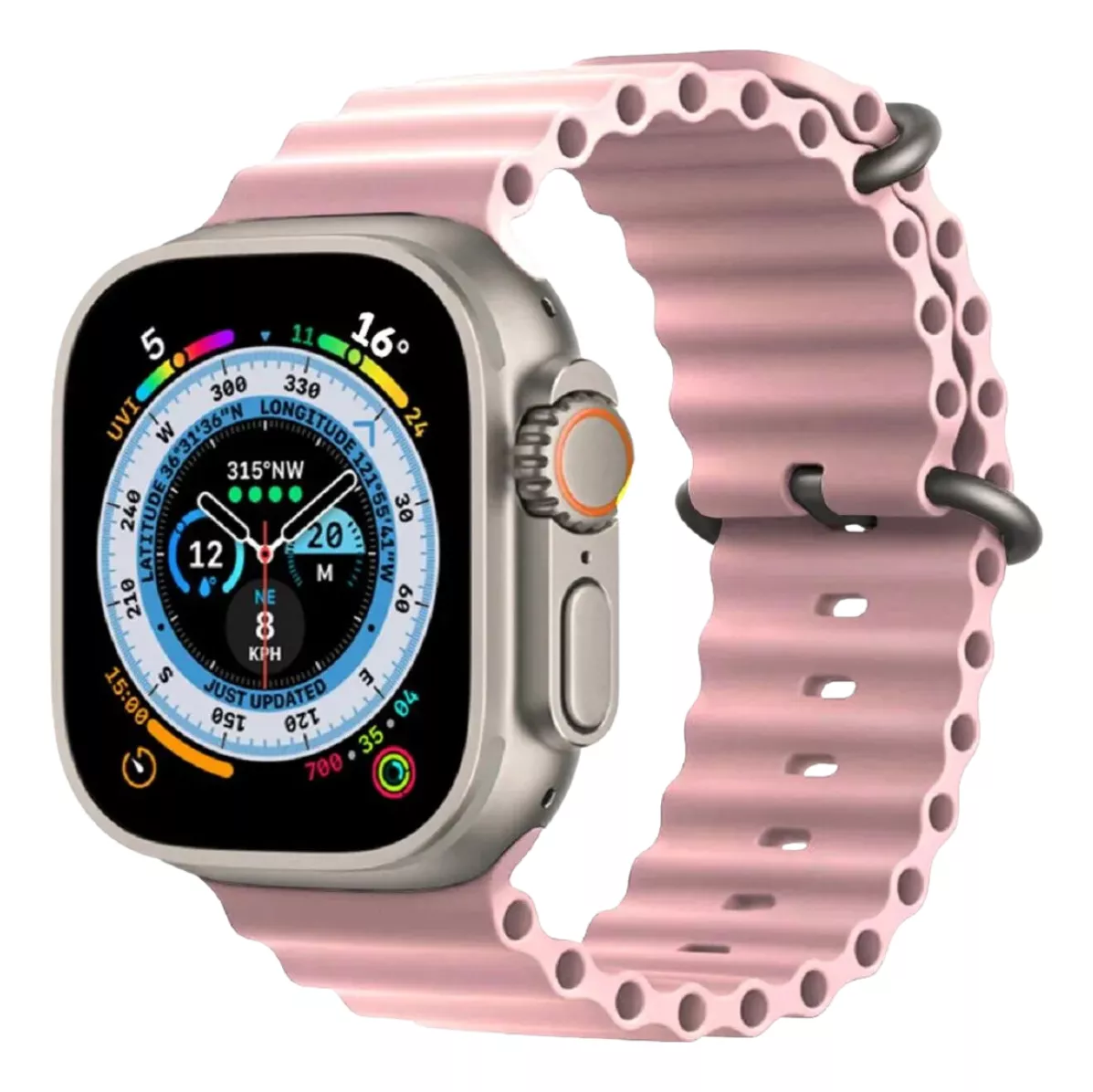 Smartwatch Th7-4 Ultra 49mm( rosa/azul)