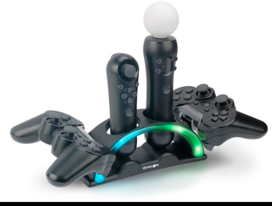 Cargador Cuadruple Para Sony Dualshock 3 Ps3 Move