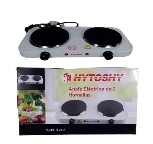 ANAFE ELECTRICO HYTOSHY 2 HORNALLAS