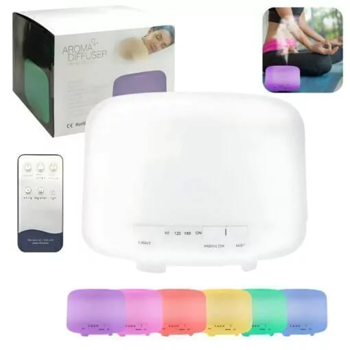 HUMIDIFICADOR DE AMBIENTES LED GRANDE