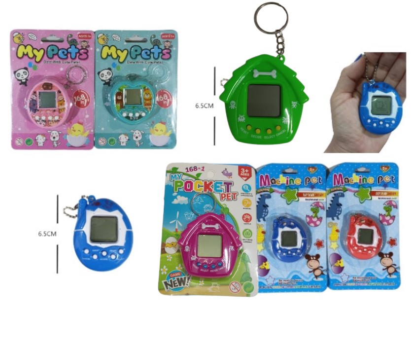 Tamagotchi Mascota Virtual Retro 168 En 1 Electronic Pets