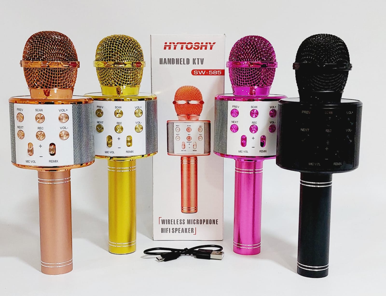MICROFONO KARAOKE EFECTO DE VOZ BLUETOOTH