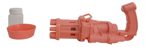 Burbujero Pistola Gun Ametralladora Burbujas Automática 