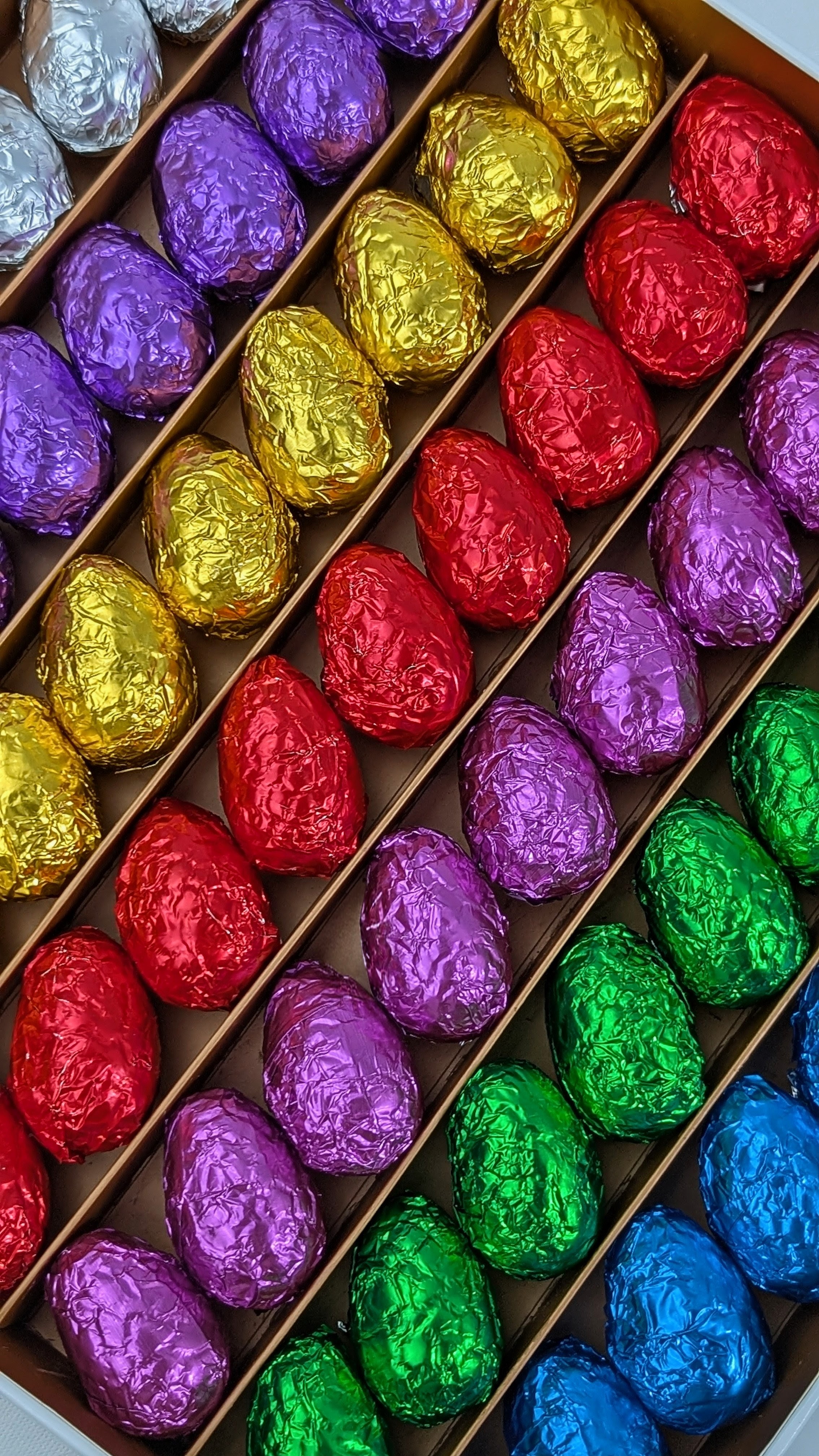 Coffret d’œufs fourrés – 7 saveurs