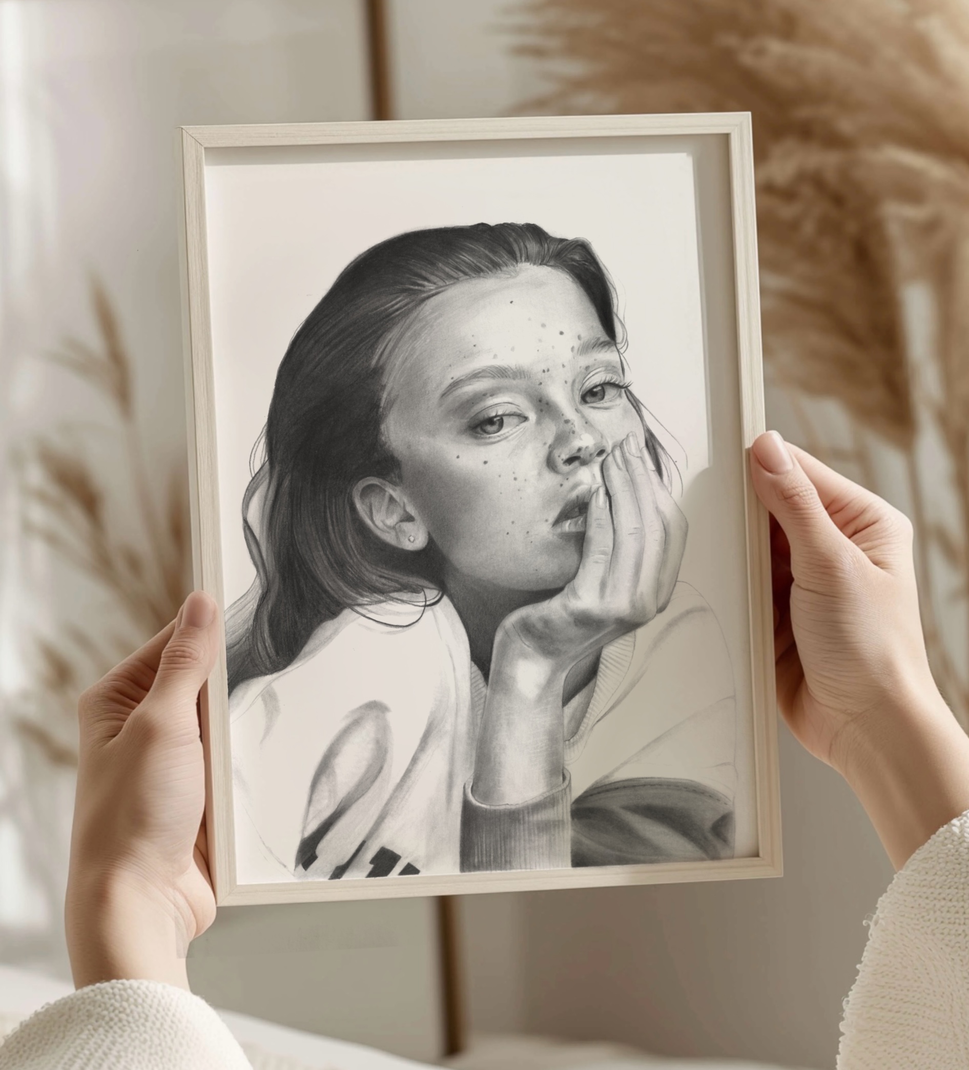 Portrait Graphite - Taille 27x42cm