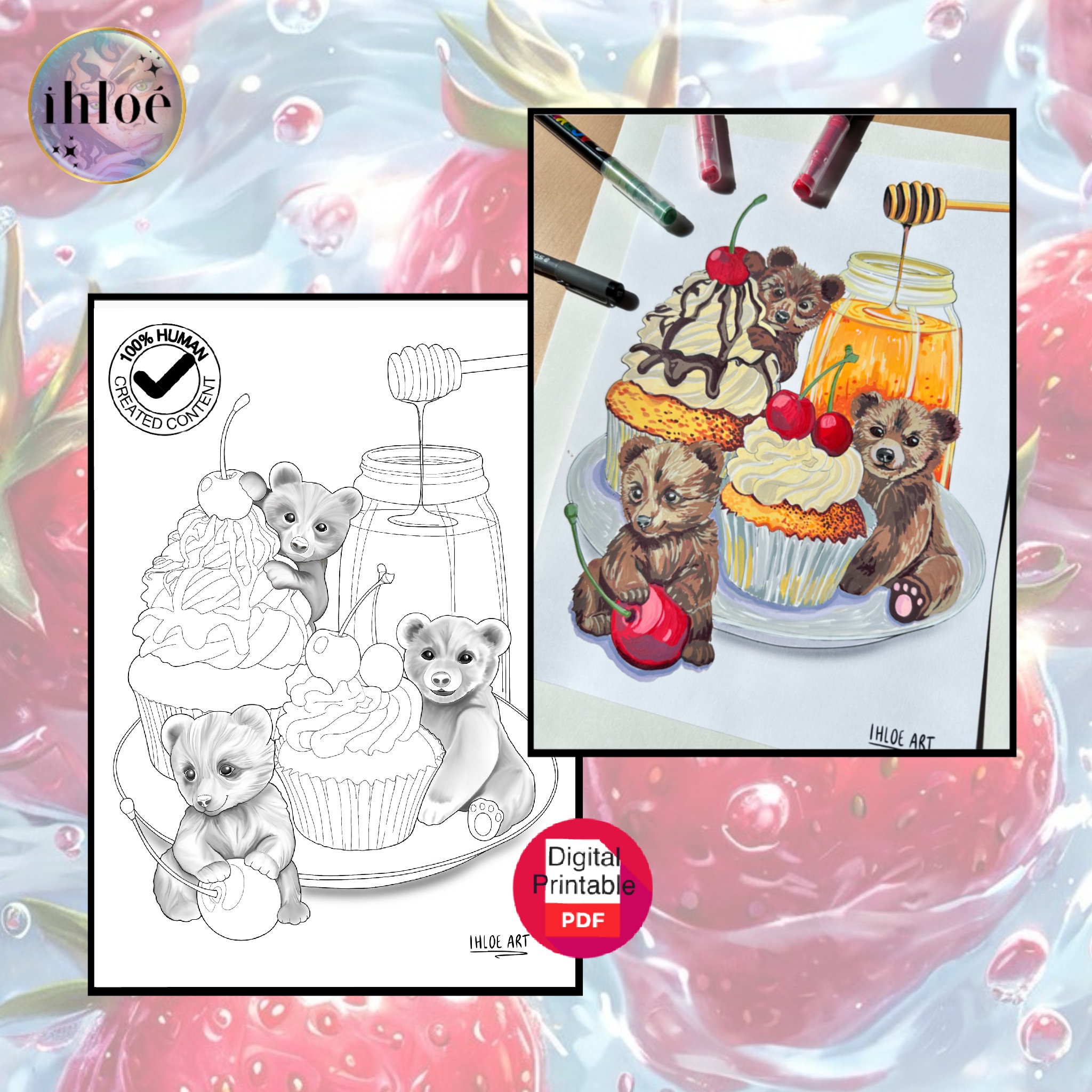 Ours Muffins Cerises