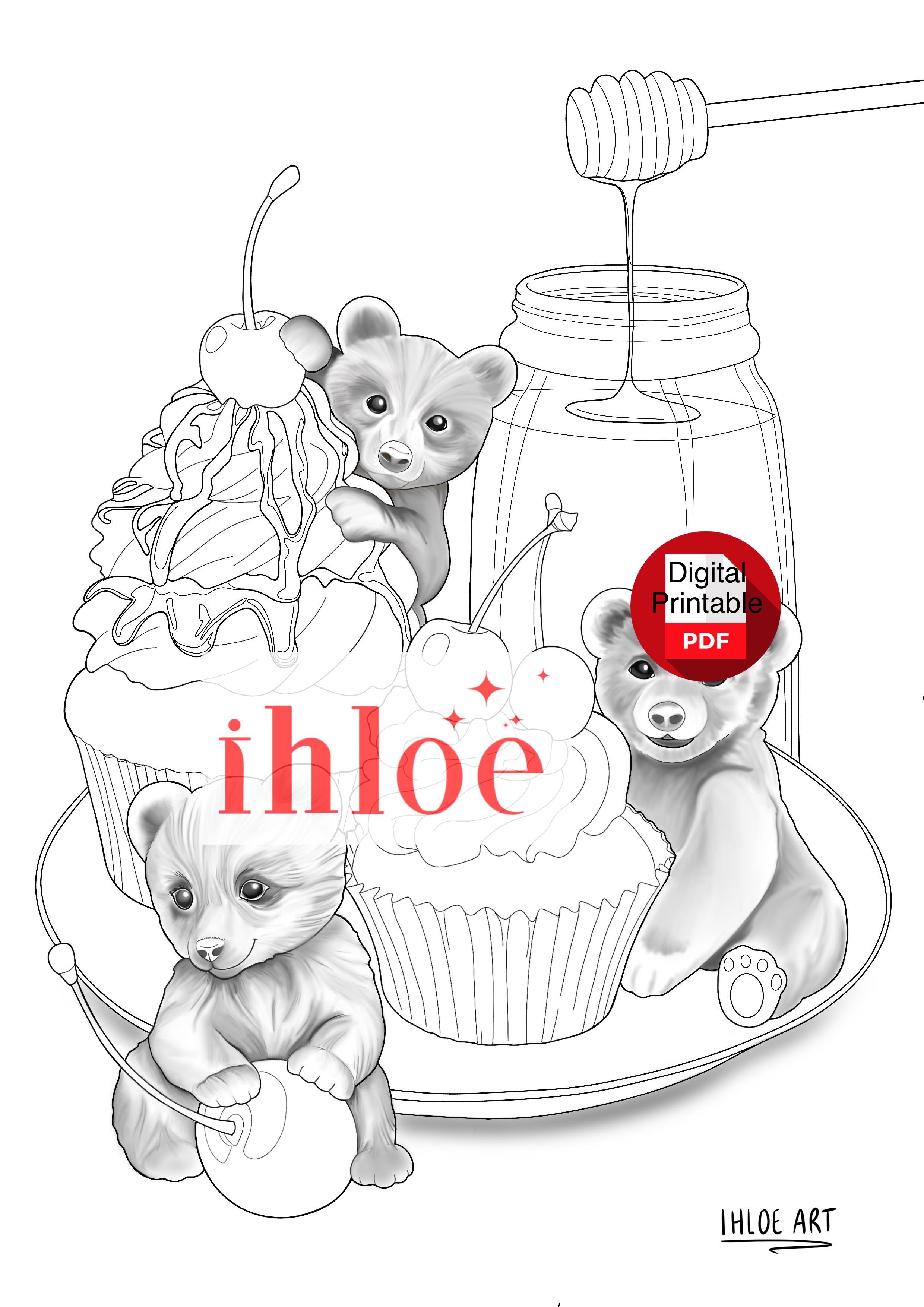 Ours Muffins Cerises