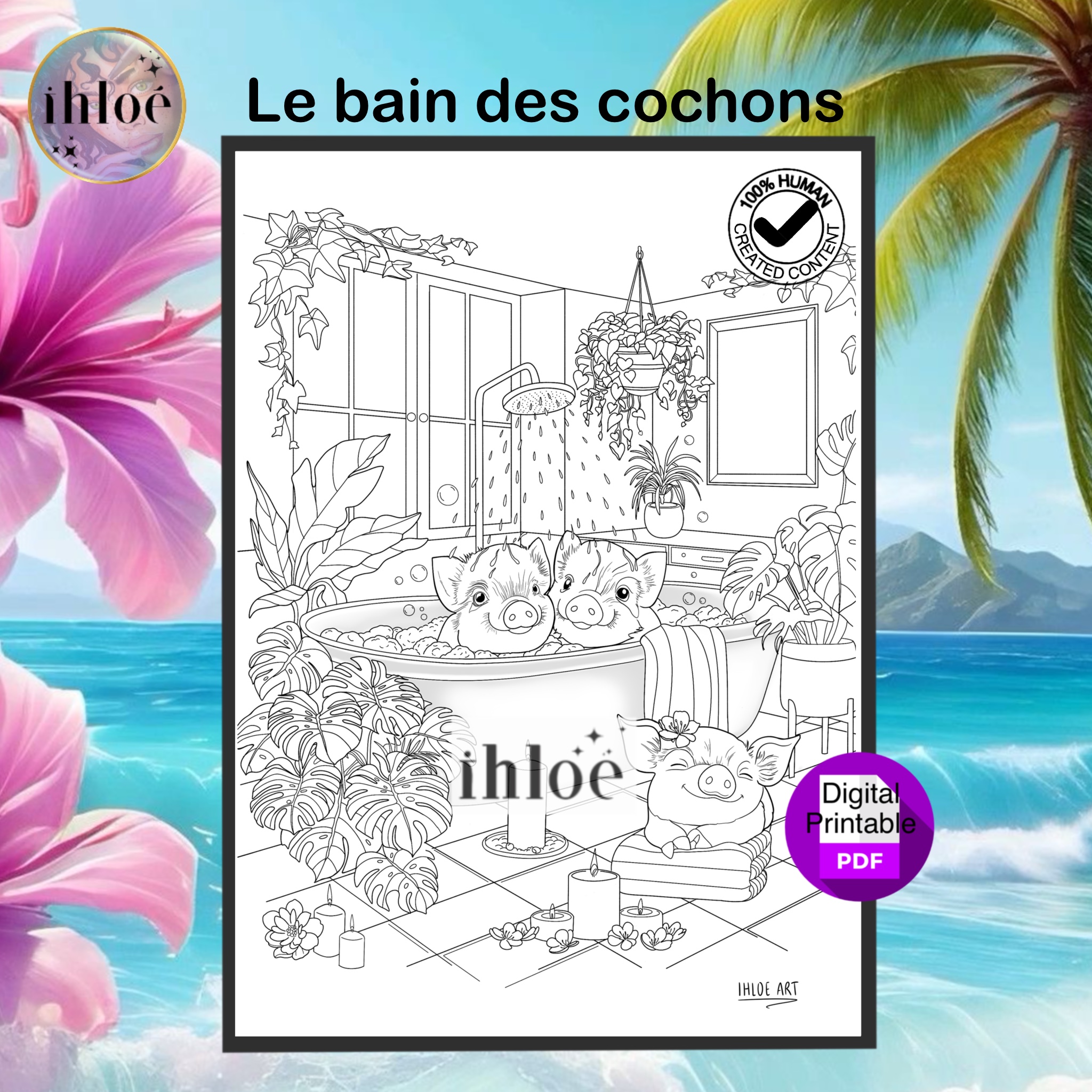 Le bain des cochons