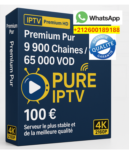 Pure IPTV — +20 000 Chaînes HD & 4K | Meilleur Abonnement IPTV Mondial 