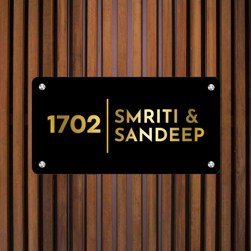 Create Your Own Custom 6x12 Acrylic Nameplate by RetroVesta