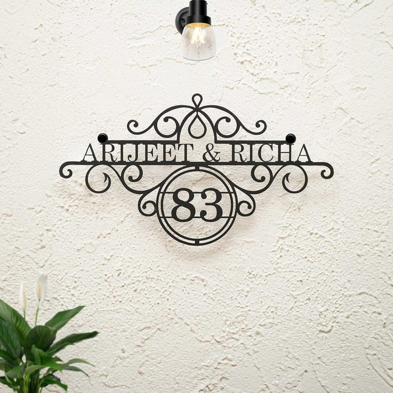 RetroVesta 6x12 Acrylic Nameplate  Personalized and Stylish for Any Space