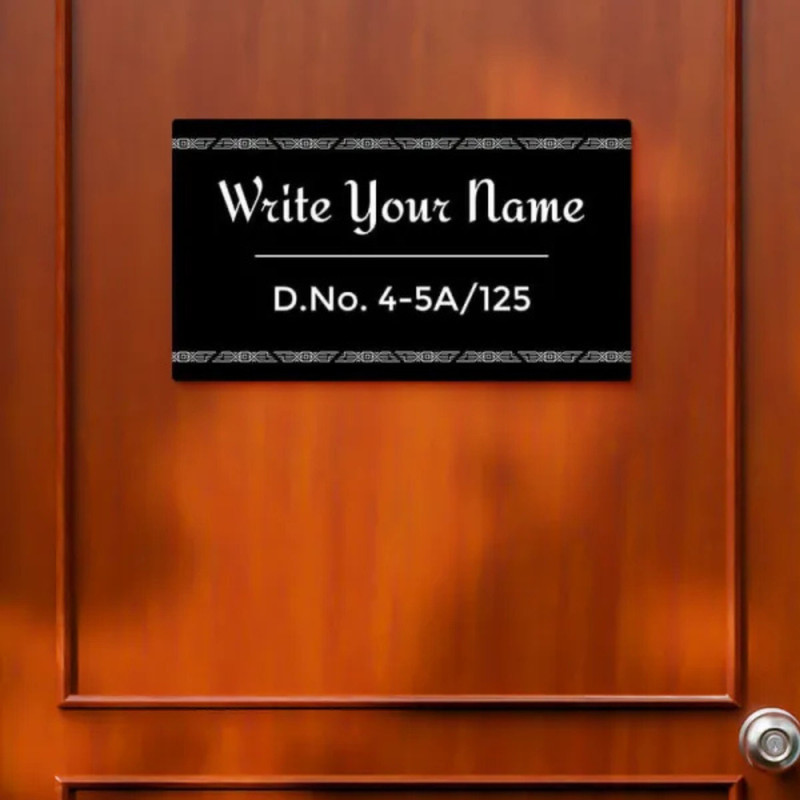 RetroVesta Personalized Acrylic Nameplate  Customize Your 6x12 Design
