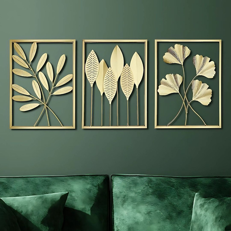 RetroVesta Contemporary Metal Wall Art Perfect for Modern Homes, Offices, and Hallways