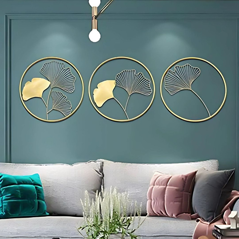 RetroVesta Artistic Metal Sculptures Perfect Wall Art for Living Rooms, Offices, and Hallways