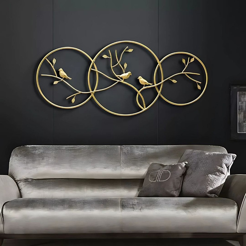 RetroVesta Custom Metal Wall Art High-End Wall Decor for Living Rooms, Offices, and Hallways