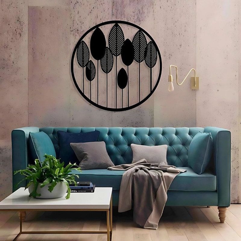 RetroVesta Metal Wall Art Sculptures Unique and Elegant Pieces for Living Rooms and More