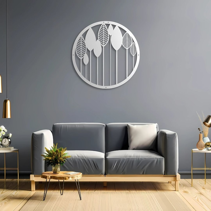 RetroVesta Elegant Metal Wall Art Precision-Crafted Sculptures for Modern Interiors