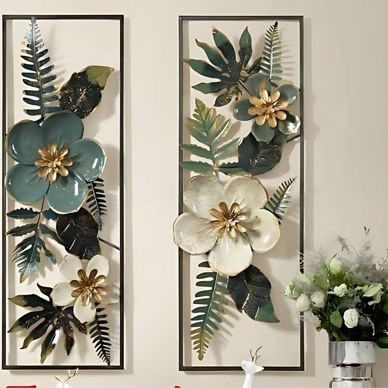 RetroVesta Metal Wall Sculptures – Perfect for Home and Office Decor with a Modern Touch