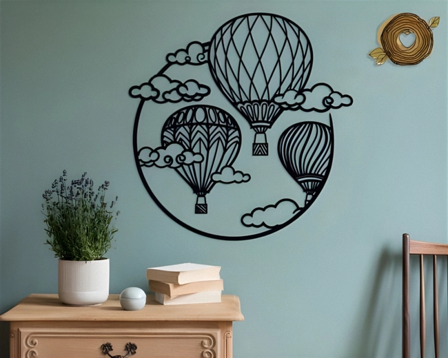 RetroVesta Wooden Wall Art – MDF 5mm Thick, Handcrafted Room Decor