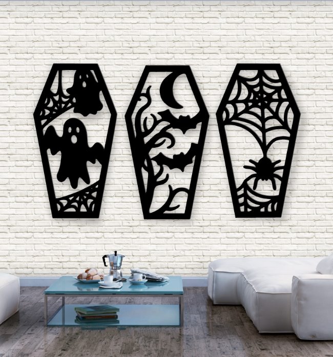 Halloween Wall Art Set