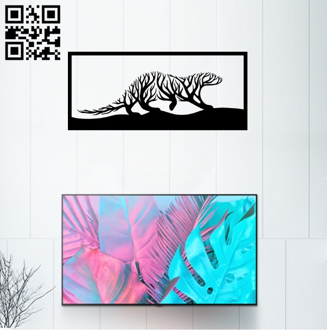 Tree Branch Art Piece Uniquely designed wall art for modern, rustic, or vintage interiors.