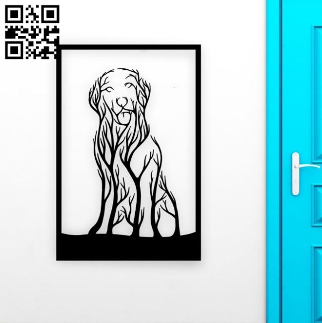 Metal Dog Wall Art Elevate your interiors with this stylish wooden art piece.