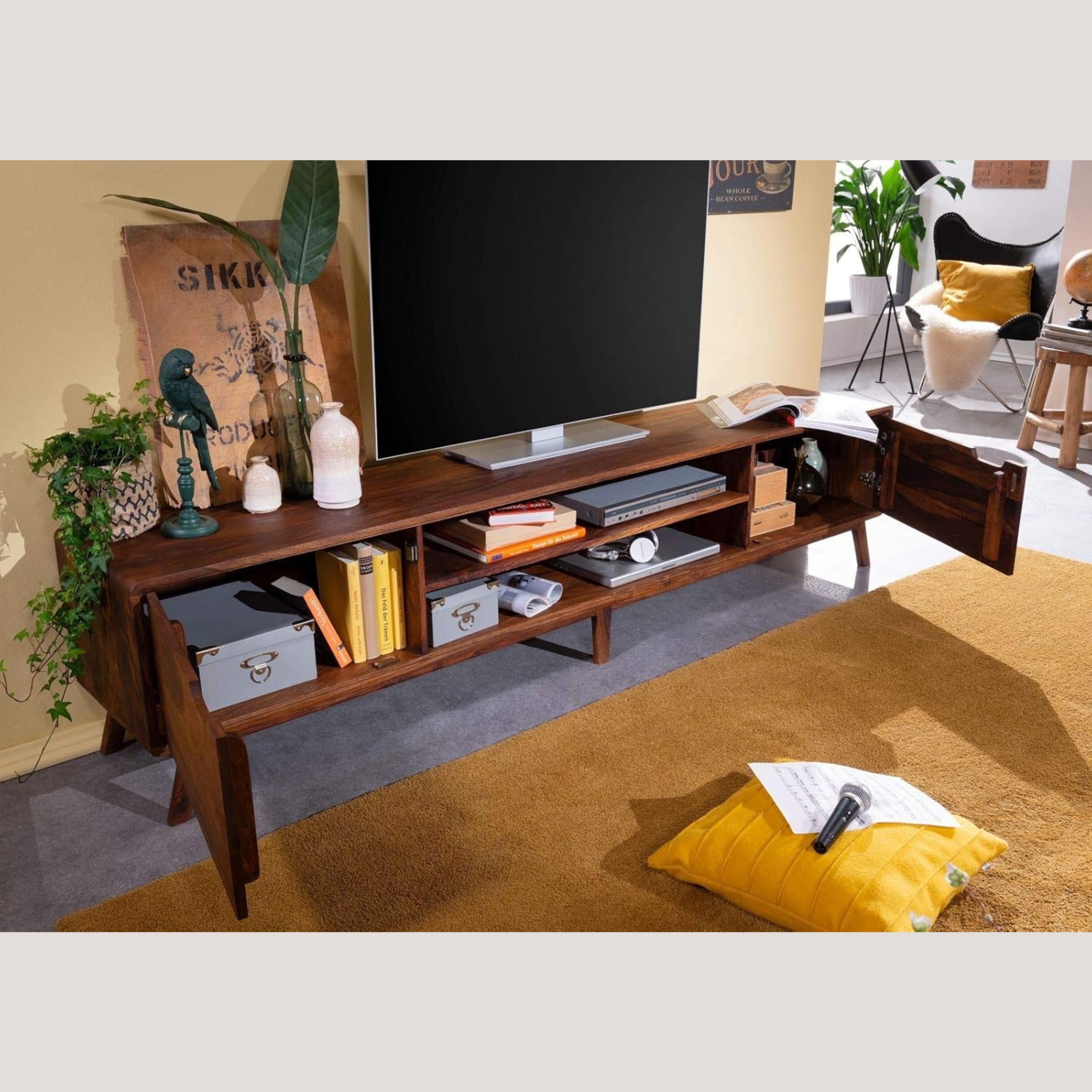 RetroVesta Brand Modern Wooden TV Cabinet