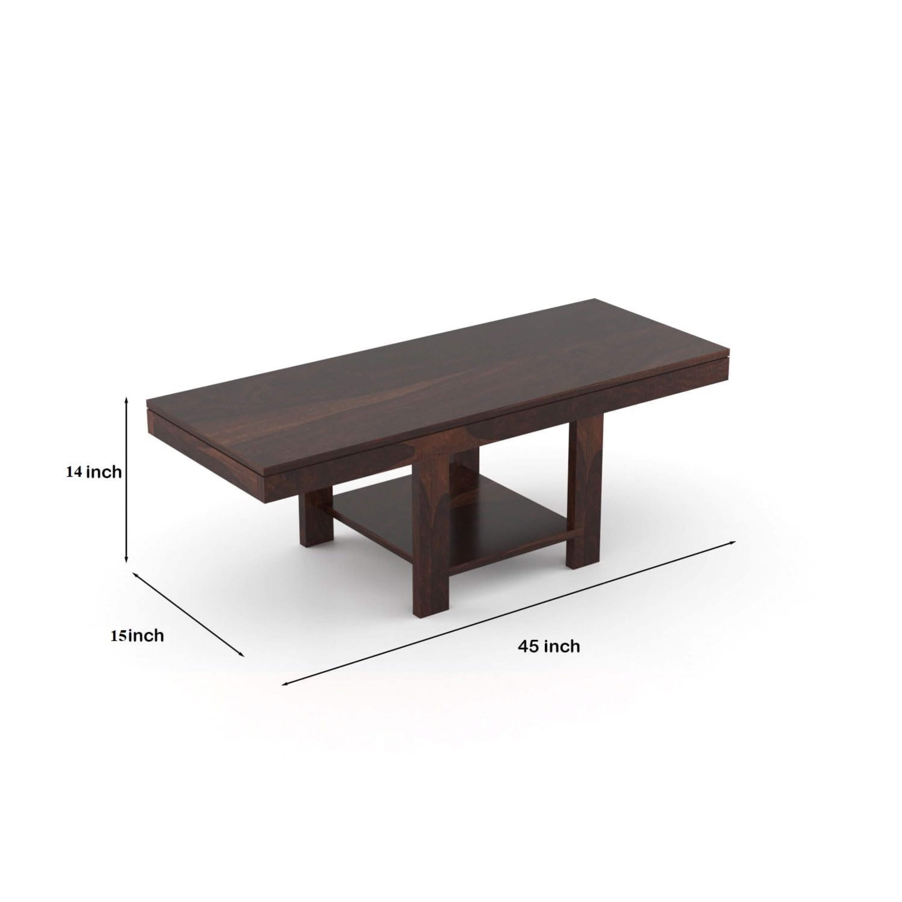 RetroVesta Brand Wooden Coffee Table Set