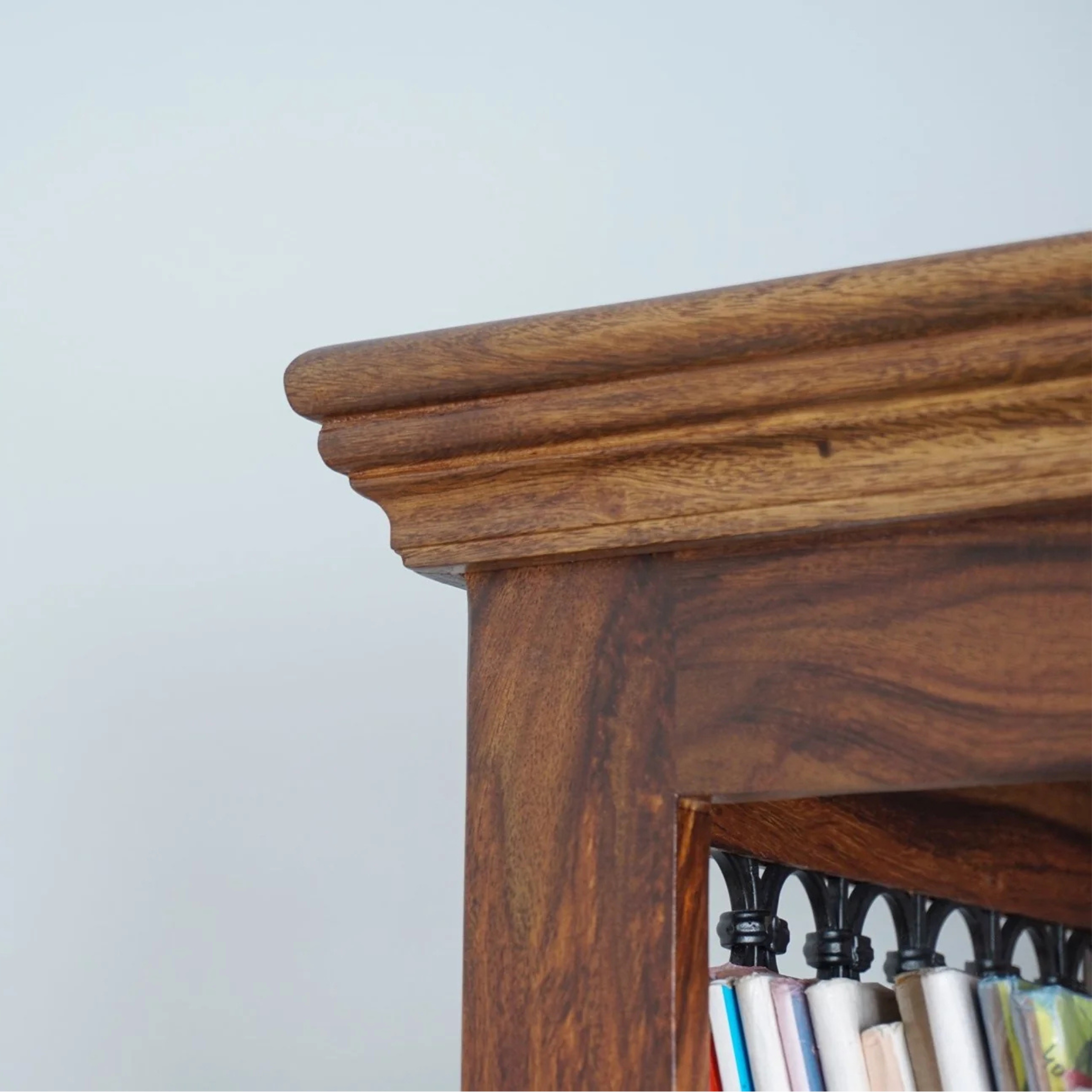 RetroVesta Wooden Bookshelf with Drawers