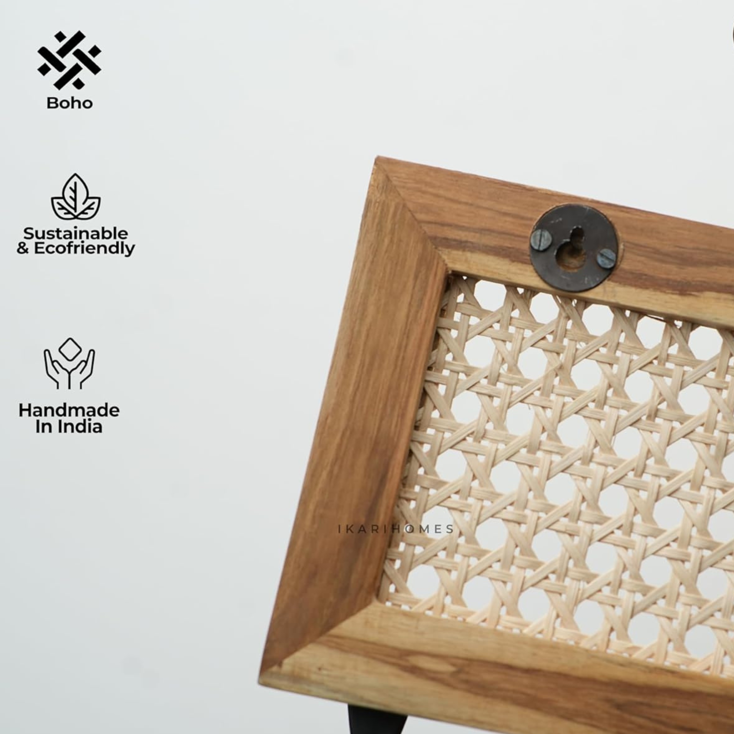 RetroVesta Wooden Key Holder with Hooks