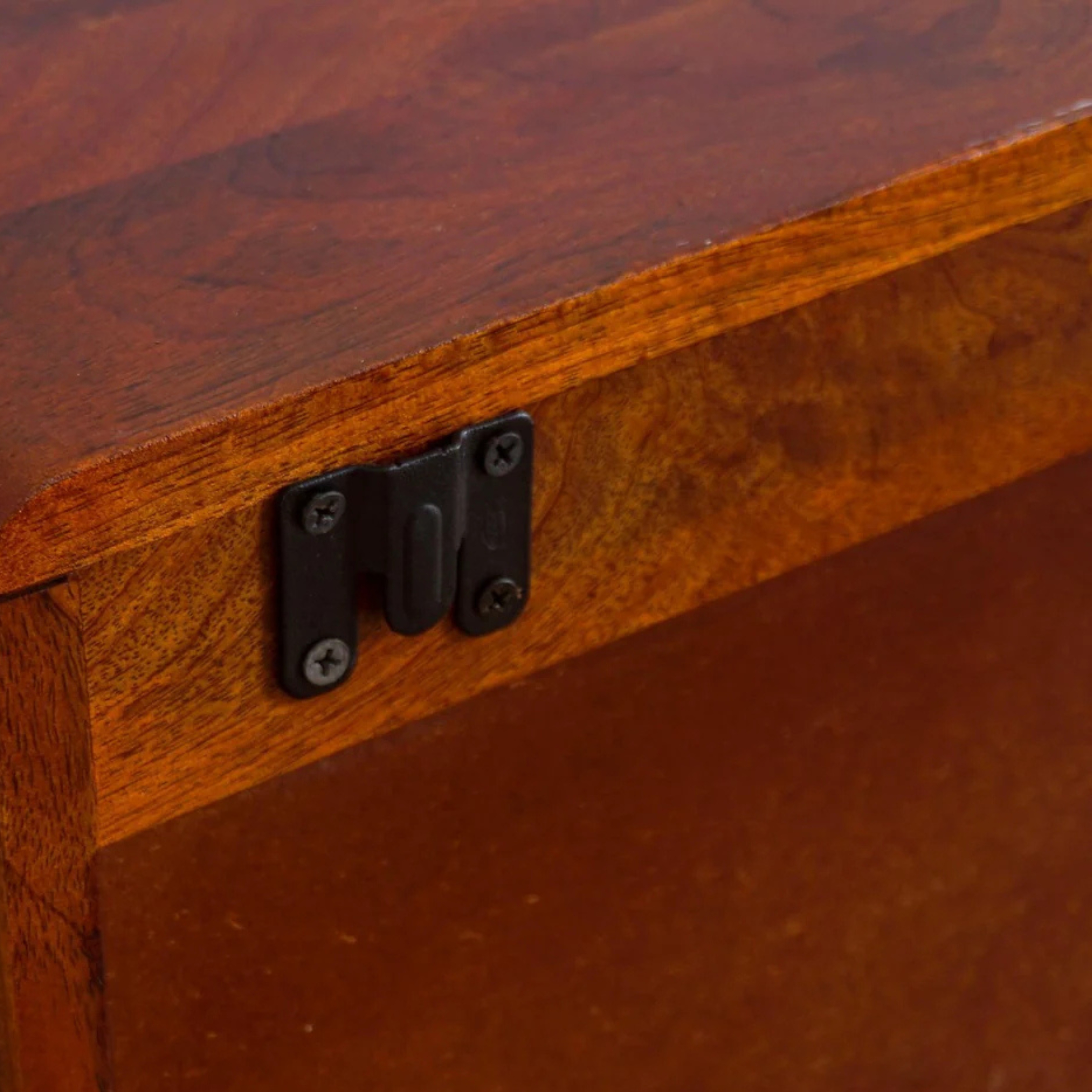 RetroVesta Wooden Wall Shelf With Cabinet
