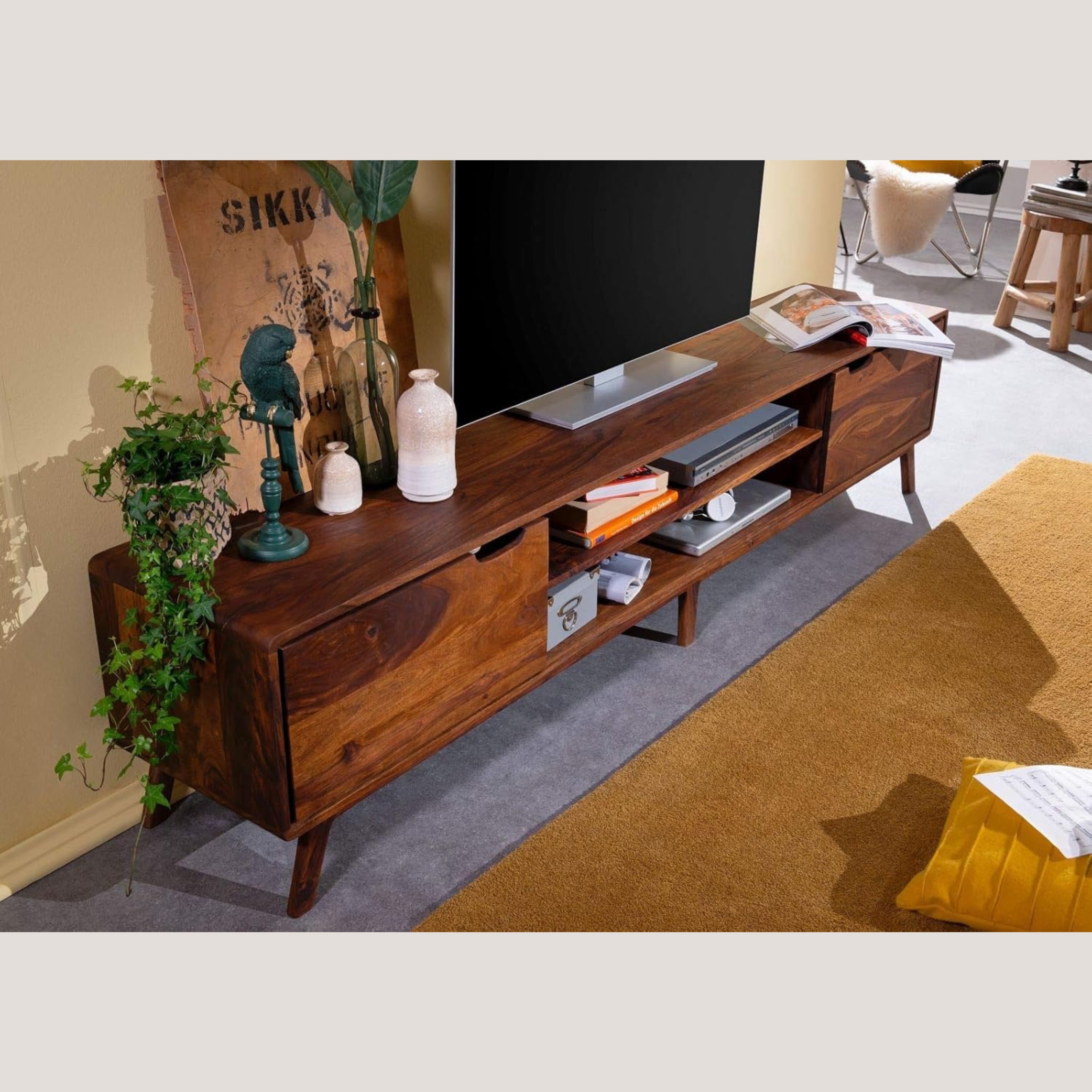 RetroVesta Brand Modern Wooden TV Cabinet