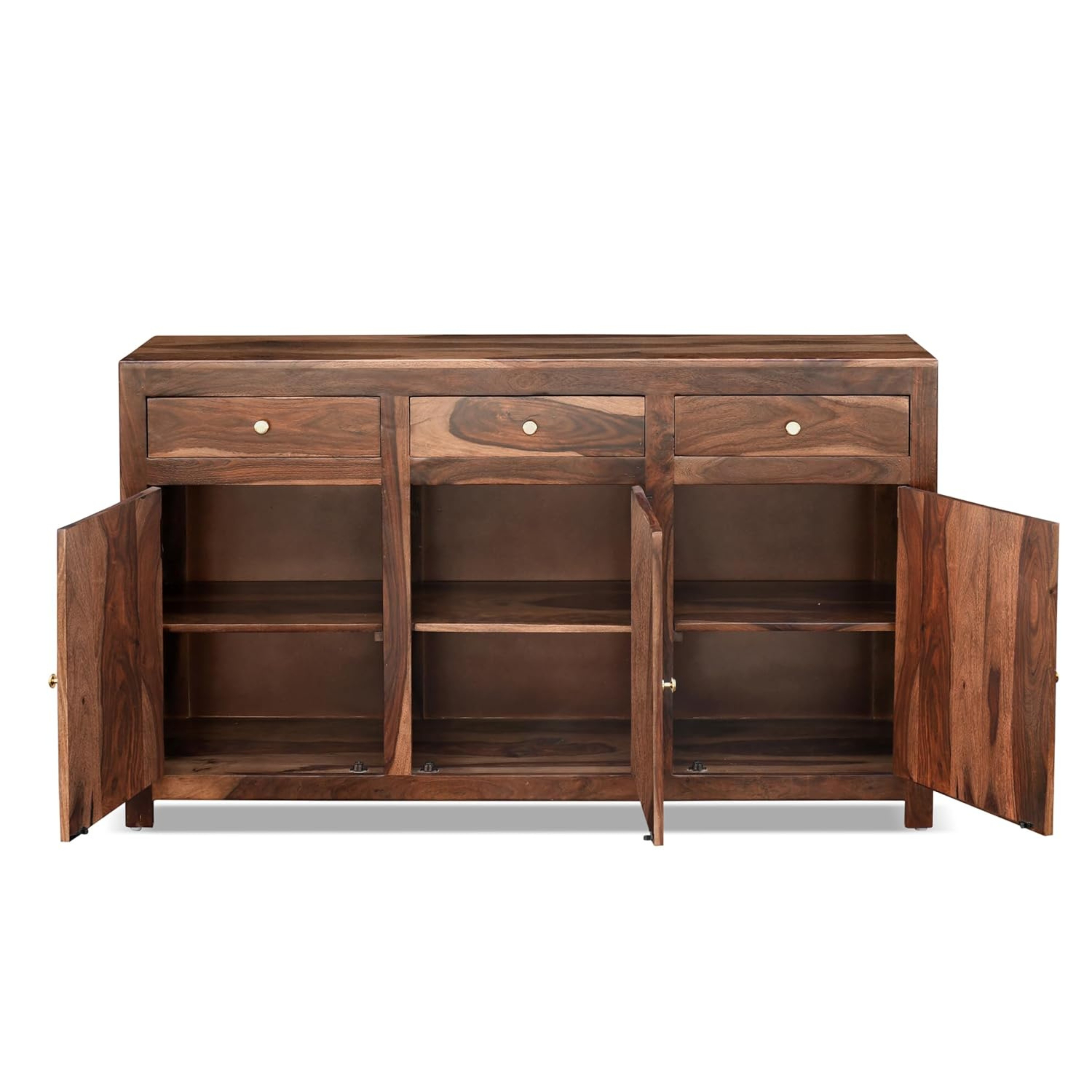 RetroVesta Rustic Wooden Sideboard